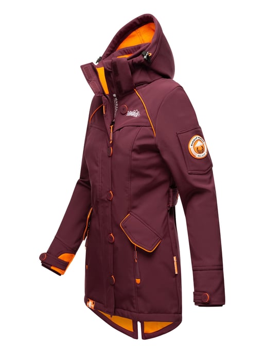 Marikoo Damen Softshelljacke – Soulinaa, wasserdicht mit abnehmbarer Kapuze - Image 3
