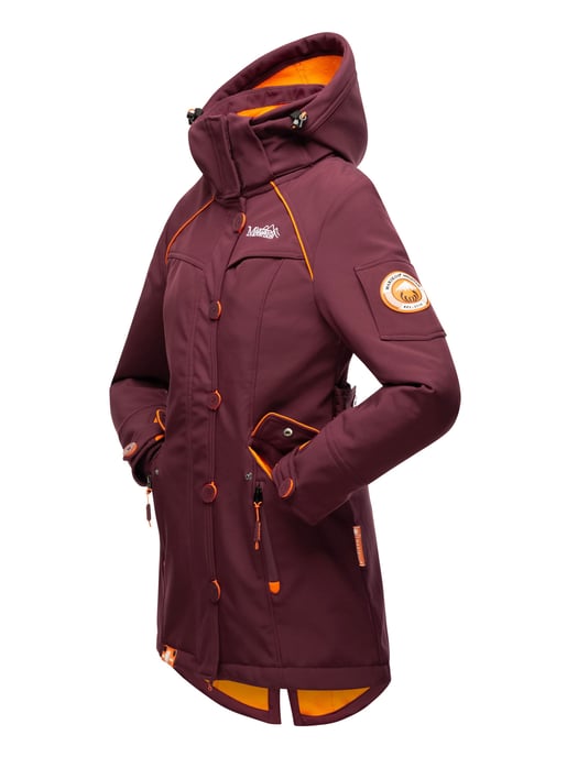 Marikoo Damen Softshelljacke – Soulinaa, wasserdicht mit abnehmbarer Kapuze - Image 4