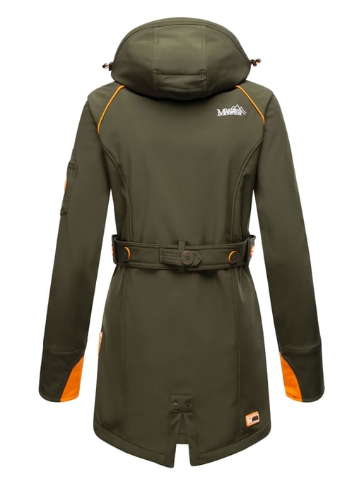 Marikoo Damen Softshelljacke – Soulinaa, wasserdicht mit abnehmbarer Kapuze - Image 5