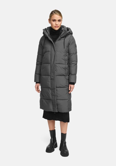 Marikoo Damen Winter Steppmantel Chumanii XVI mit Magnettaschen - Image 6