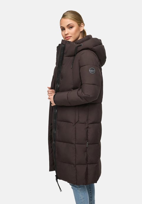 Marikoo Damen Winter Steppmantel Chumanii XVI mit Magnettaschen - Image 6