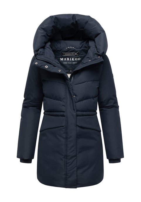 Marikoo Damen Winterjacke Delilah mit Fleecefutter & Taillenregulierung - Image 1