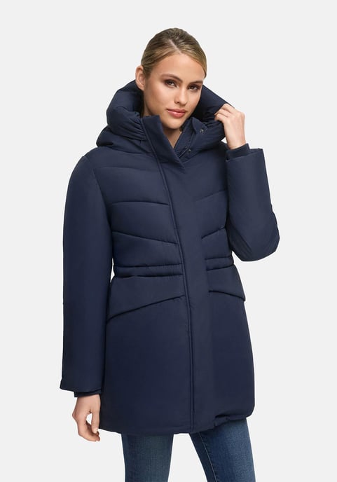 Marikoo Damen Winterjacke Delilah mit Fleecefutter & Taillenregulierung - Image 5