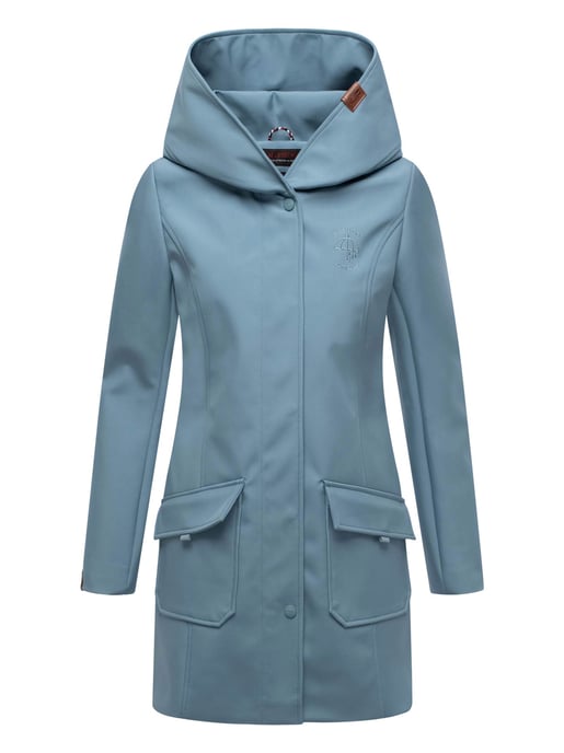 Marikoo Damen Softshelljacke – Mayleen, wasserabweisend mit Kapuze - Image 2