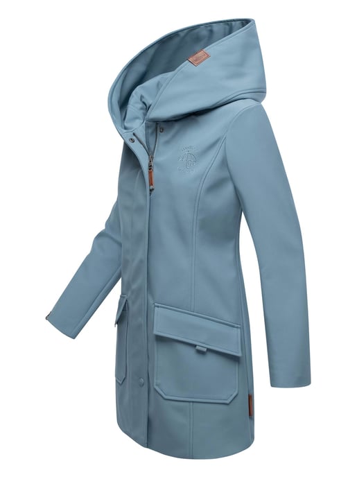 Marikoo Damen Softshelljacke – Mayleen, wasserabweisend mit Kapuze - Image 3