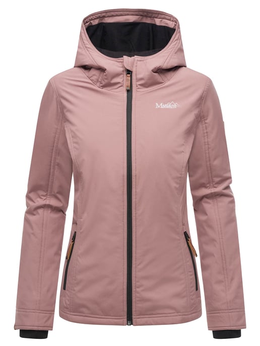 Marikoo Damen Übergangsjacke leichte wind- und wasserabweisende Jacke mit Kapuze Mauve - Image 2