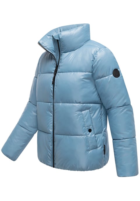 Marikoo Damen Winterjacke Hazalee im Puffer-Stil mit glänzender Optik - Image 2