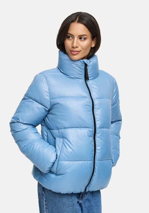 Marikoo Damen Winterjacke Hazalee im Puffer-Stil mit glänzender Optik - Image 5