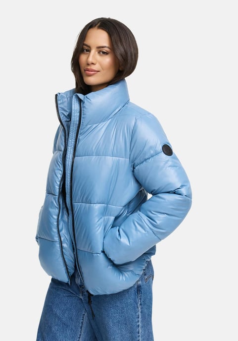 Marikoo Damen Winterjacke Hazalee im Puffer-Stil mit glänzender Optik - Image 6