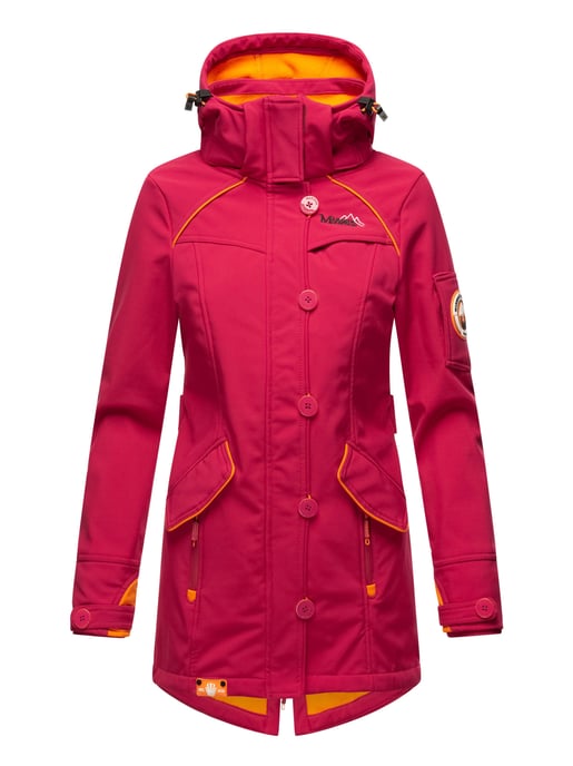 Marikoo Damen Softshelljacke – Soulinaa, wasserdicht mit abnehmbarer Kapuze - Image 2