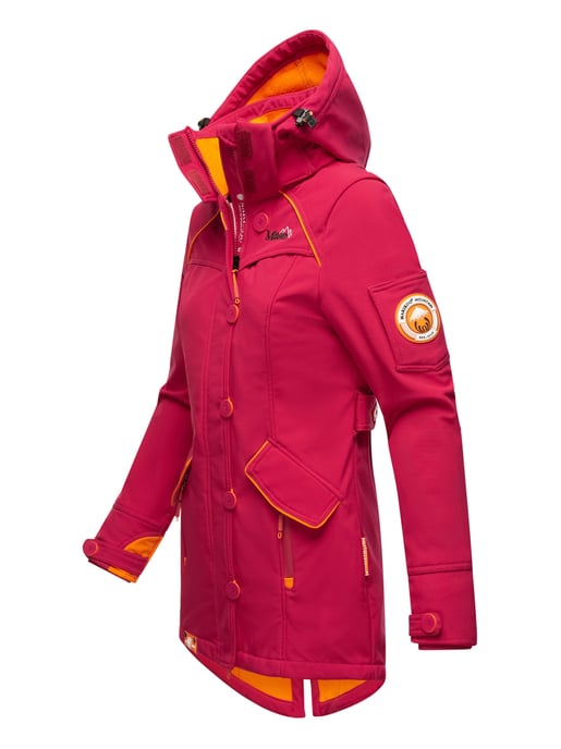 Marikoo Damen Softshelljacke – Soulinaa, wasserdicht mit abnehmbarer Kapuze - Image 3
