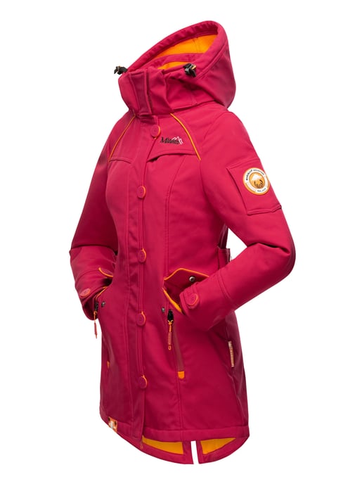 Marikoo Damen Softshelljacke – Soulinaa, wasserdicht mit abnehmbarer Kapuze - Image 4