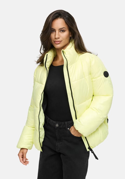 Marikoo Damen Winterjacke Hazalee im Puffer-Stil mit glänzender Optik - Image 6