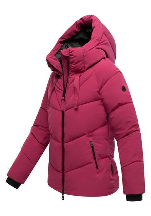 Marikoo Damen Wintersteppjacke Kwamee mit Kapuze & Zwei-Wege-Reißverschluss - Image 2