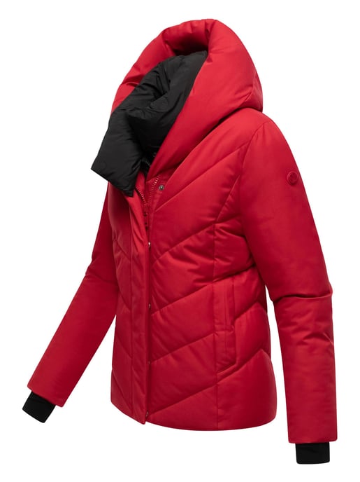 Marikoo Damen Wintersteppjacke Nadiraa mit 2-in-1-Design & Kapuze - Image 3