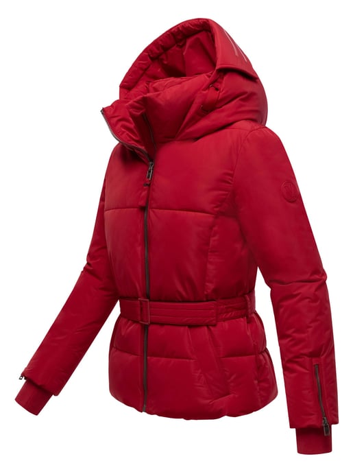 Marikoo Damen Steppjacke Aleyna mit Taillengürtel & Magnetverschlüssen - Image 2