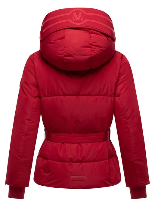 Marikoo Damen Steppjacke Aleyna mit Taillengürtel & Magnetverschlüssen - Image 3