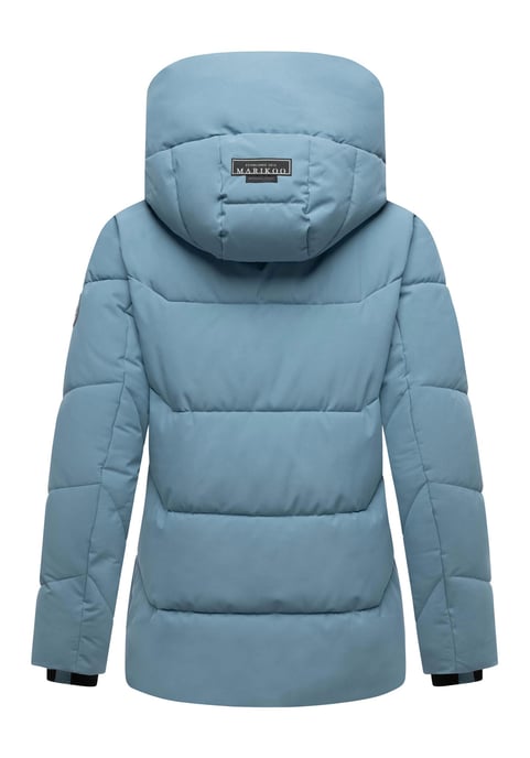 Marikoo Damen Winter Steppjacke Kuscheltatze XVI mit Kapuze - Image 3