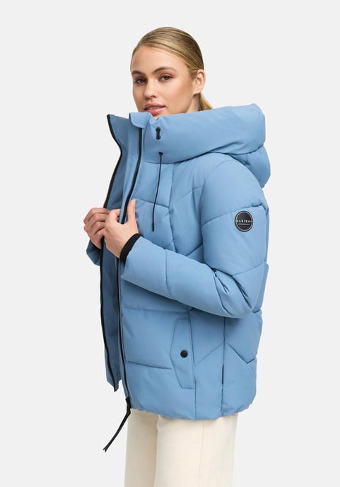 Marikoo Damen Winter Steppjacke Kuscheltatze XVI mit Kapuze - Image 6