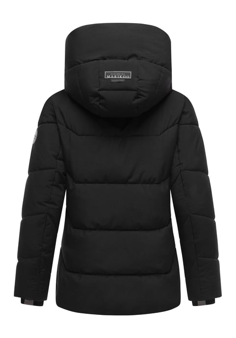 Marikoo Damen Winter Steppjacke Kuscheltatze XVI mit Kapuze - Image 3