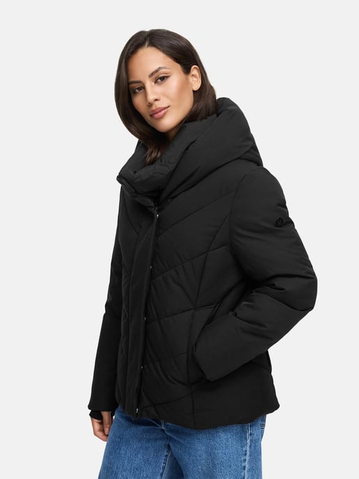 Marikoo Damen Wintersteppjacke Nadiraa mit 2-in-1-Design & Kapuze - Image 6