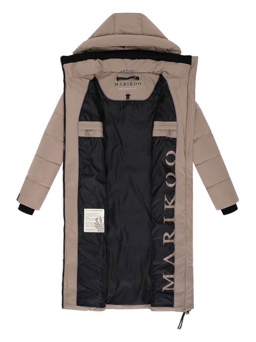 Marikoo Damen Steppmantel Lanitaa XVI mit abnehmbarer Kapuze - Image 4