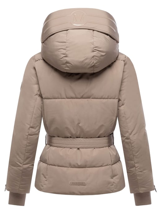Marikoo Damen Steppjacke Aleyna mit Taillengürtel & Magnetverschlüssen - Image 3