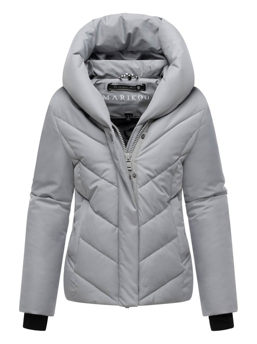 Marikoo Damen Wintersteppjacke Nadiraa mit 2-in-1-Design & Kapuze - Image 4