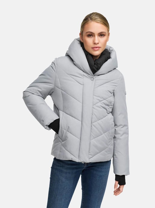 Marikoo Damen Wintersteppjacke Nadiraa mit 2-in-1-Design & Kapuze - Image 6