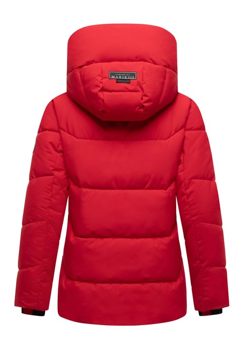 Marikoo Damen Winter Steppjacke Kuscheltatze XVI mit Kapuze - Image 3