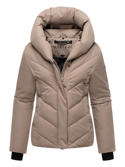 Marikoo Damen Wintersteppjacke Nadiraa mit 2-in-1-Design & Kapuze - Image 4