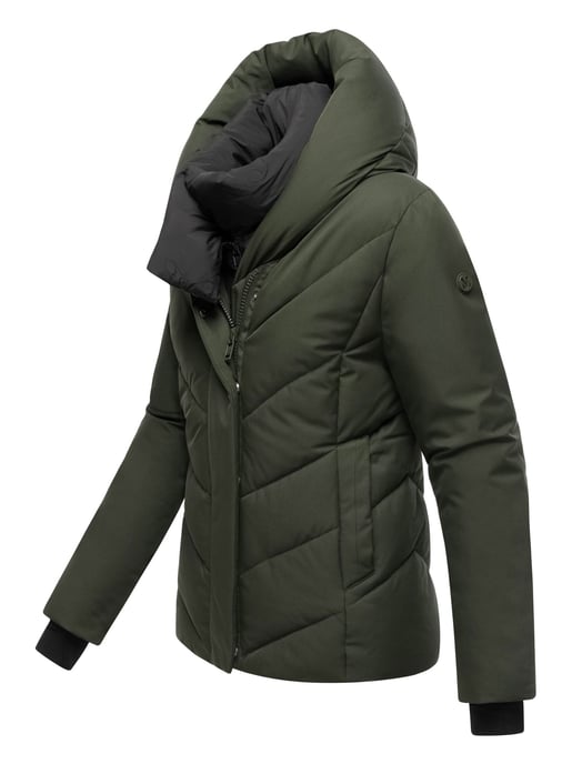 Marikoo Damen Wintersteppjacke Nadiraa mit 2-in-1-Design & Kapuze - Image 3