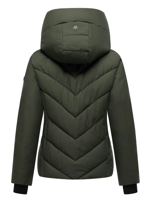 Marikoo Damen Wintersteppjacke Nadiraa mit 2-in-1-Design & Kapuze - Image 4