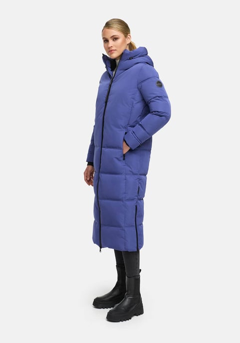 Marikoo Damen Winter Steppmantel Honiaa XVI mit Kapuze & Reißverschlusstaschen - Image 6