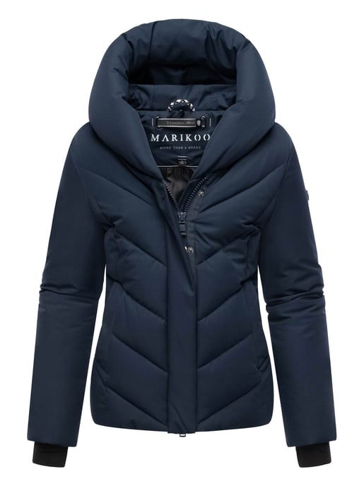 Marikoo Damen Wintersteppjacke Nadiraa mit 2-in-1-Design & Kapuze - Image 2