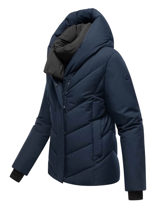 Marikoo Damen Wintersteppjacke Nadiraa mit 2-in-1-Design & Kapuze - Image 3