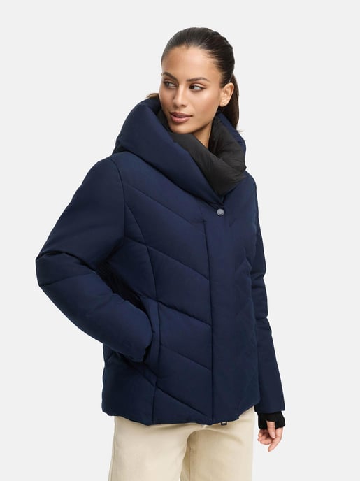 Marikoo Damen Wintersteppjacke Nadiraa mit 2-in-1-Design & Kapuze - Image 6