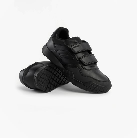 Geox J Rann-e Boy Unisex-Kinder Klettverschluss-Sneaker Schwarz - Image 2