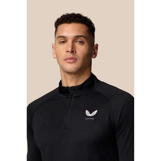 Castore Adapt Training 1/4-Zip-Top aus Polyester, Herren - Schwarz - Image 4