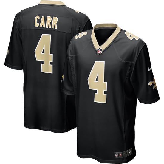 Nike NFL New Orleans Saints 4 Derek Carr Heimspiel-Trikot - Image 1