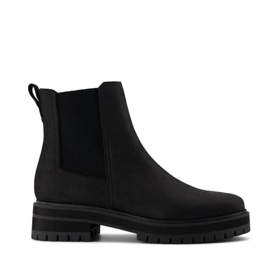 TOMS Bennet Leder Damen Schwarze Stiefel - Image 2