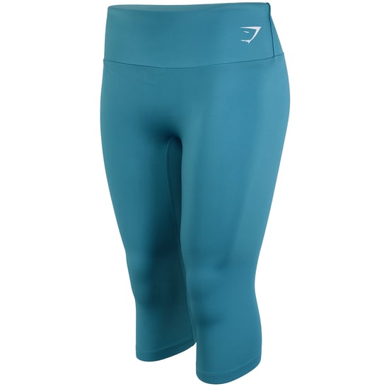 Gymshark Fit Damen Blaue Cropped Leggings - Image 2