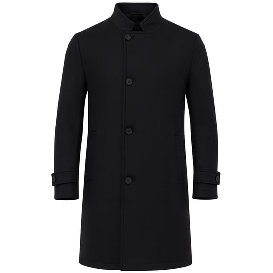 Ted Baker Radford Wollmantel für Herren in Schwarz - Image 1