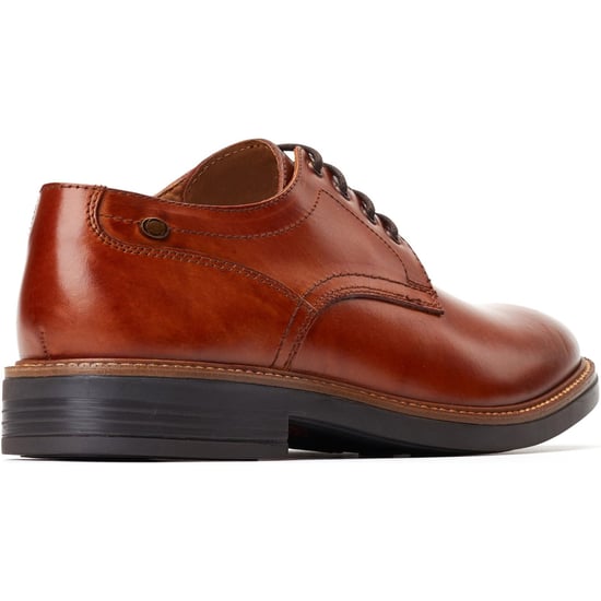 Base London Durham Leder Herren Schnürschuhe in verbranntem Tan - Image 2