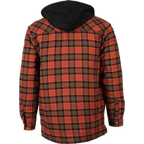 Dickies Fleece Kapuzen-Flanellhemd Herren Rotes Shirt-Jacke - Image 6