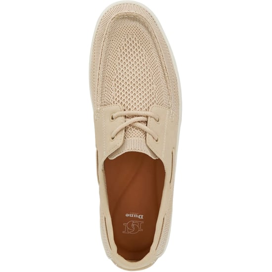 Dune Blaizerss Herren Bootsschuhe Aus Stoff In Creme - Image 3