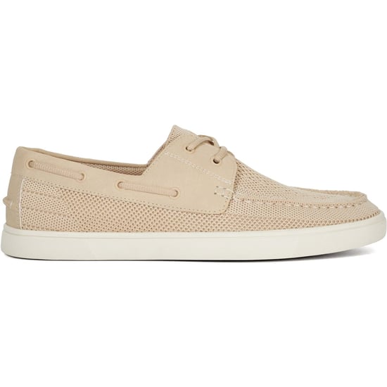 Dune Blaizerss Herren Bootsschuhe Aus Stoff In Creme - Image 4