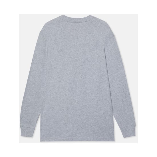 Dickies Taschen Langarm Baumwoll Herren T-Shirt in Grau - Image 2