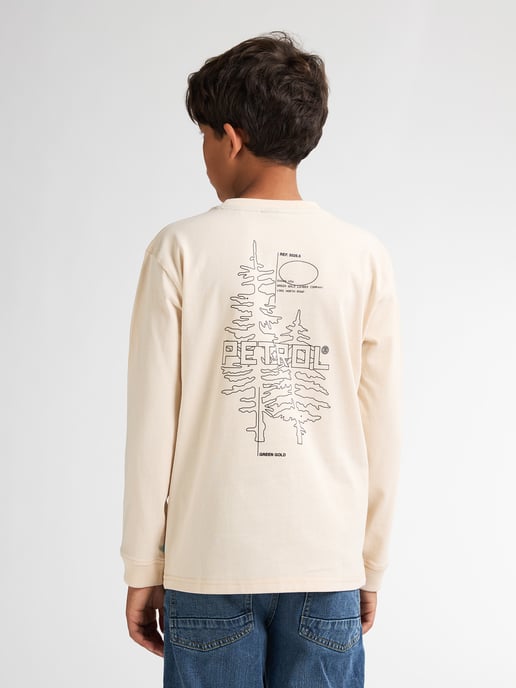 Petrol Industries - Rückenprint T-Shirt Shenandoah  Jungen -  Gelb - Image 4
