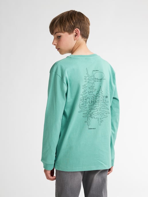 Petrol Industries - Rückenprint T-Shirt Shenandoah  Jungen -  Blau - Image 4
